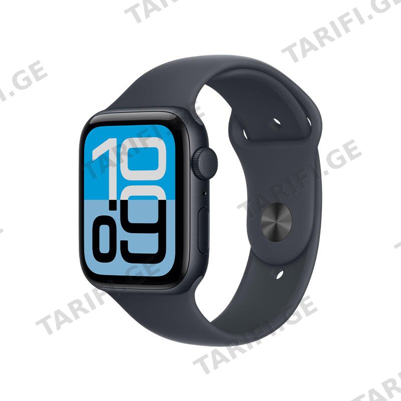 სმარტ საათი Apple Watch SE 3 GPS 44mm Midnight Aluminium Case With Midnight Sport Band MEHN4 S/M