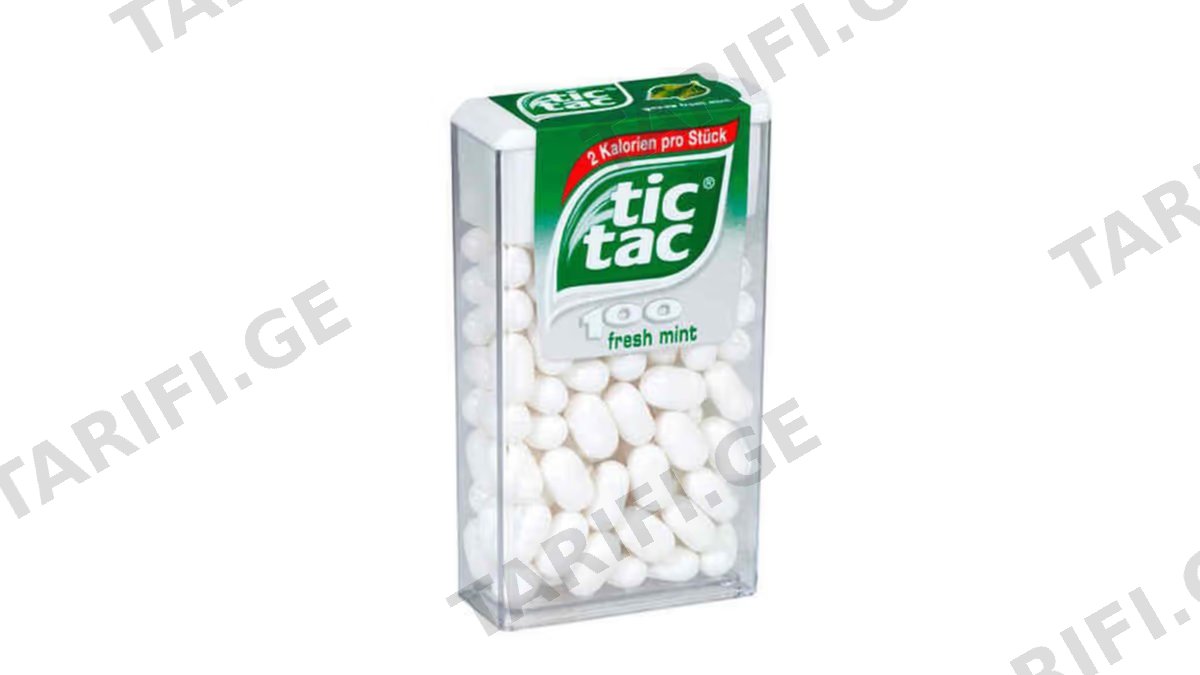 TIC-TAC-დრაჟე მენთოლით T.24x12