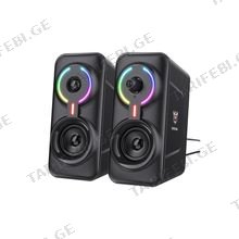 Onikuma L6 Gaming Speaker Black LED/RGB Lighting კომპიუტერის დინამიკი