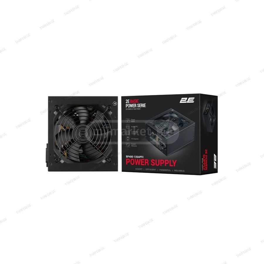 2E Basic Power 400W ~80% ATX Non-Modular
