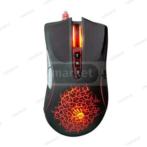 მაუსი - A4Tech Bloody A90 Light Strike RGB Black