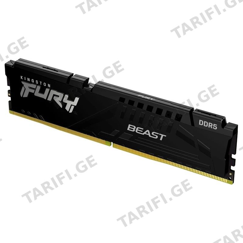 ოპერატიული მეხსიერება KINGSTON FURY BEAST EXPO KF564C32BBE-16, 16GB DDR5 6400MT/S