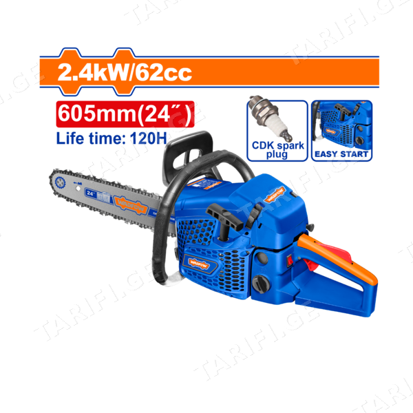 ბენზოჯაჭვური ხერხი 2.4kW (WGC1562) WADFOW