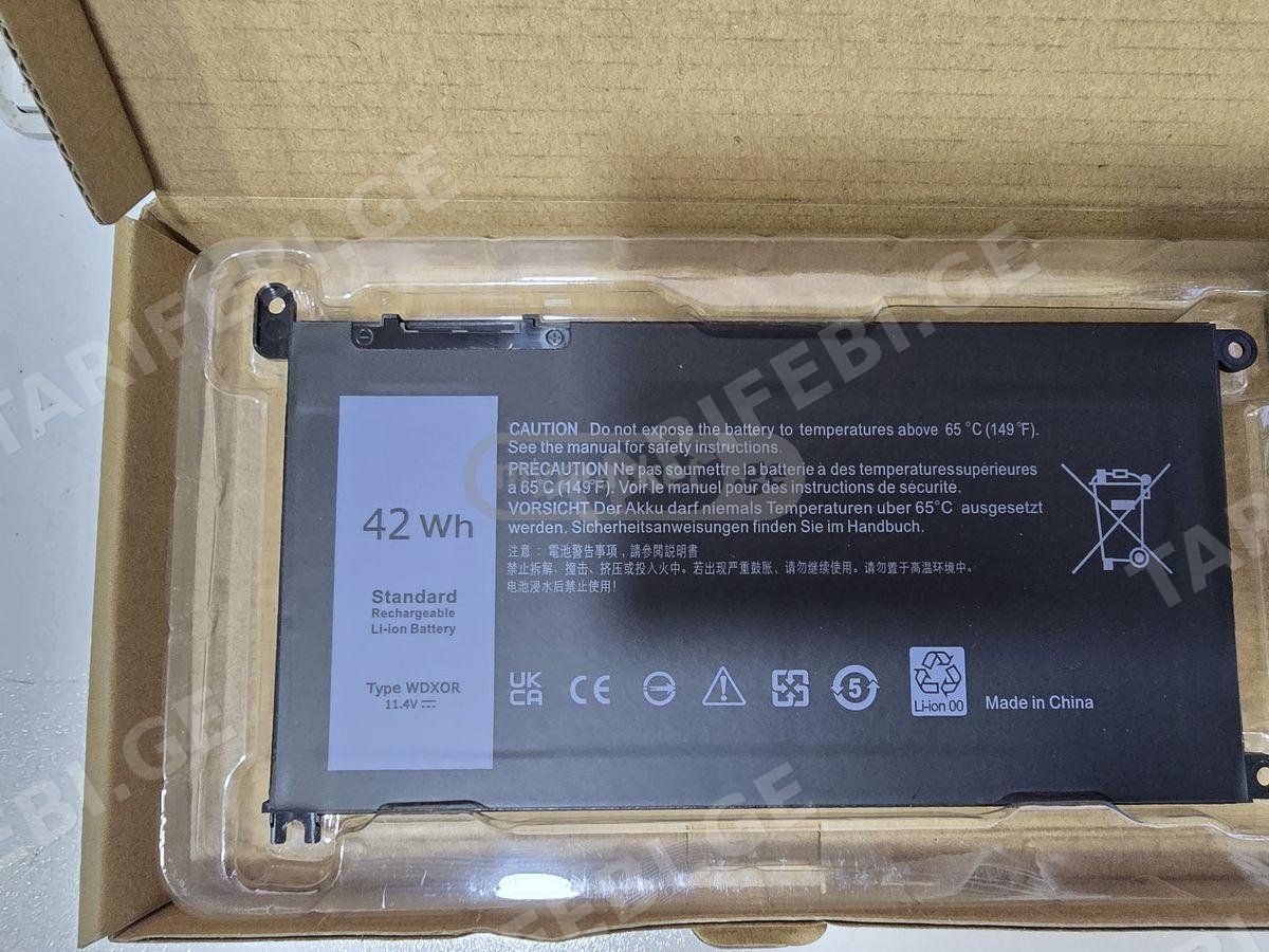 ნოუთბუქის აკუმულატორი Dell WDX0R