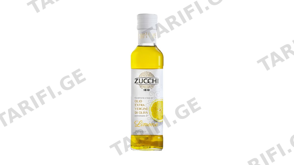 ზეთი ზეითუნის /Zucchi/ ექსტრა ვირჯინ ლიმონით /6*0,25 ლ