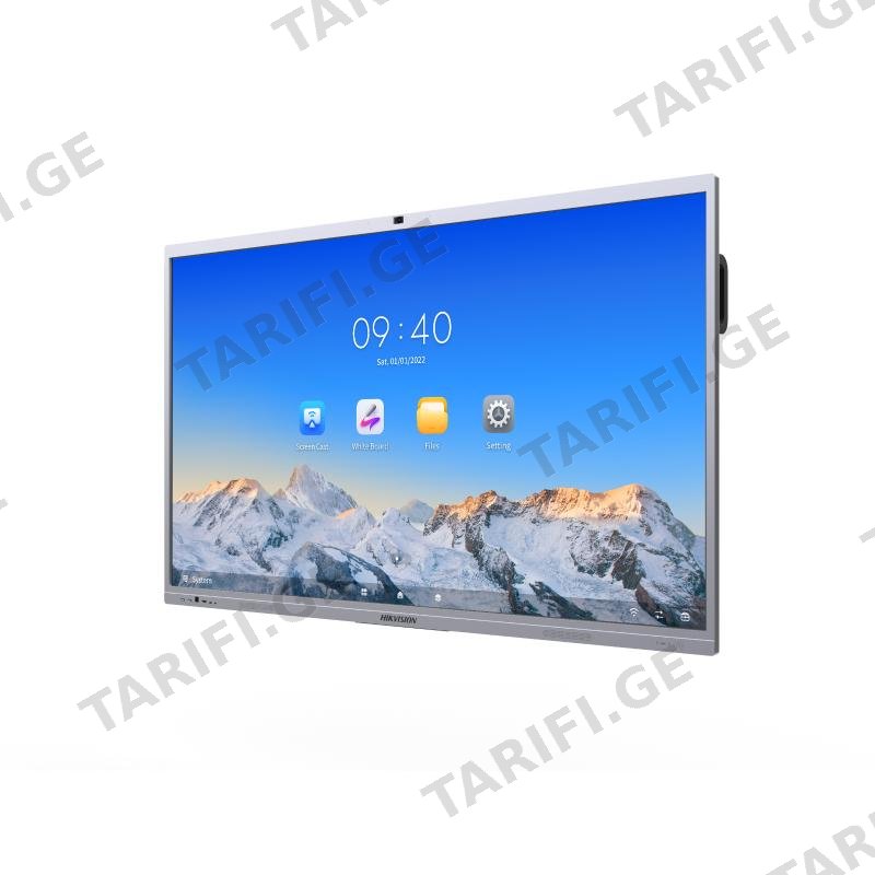 ინტერაქტიული მონიტორი 86″ ეკრანის დიაგონალით DS-D5C86RB/B(EDLA)