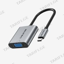 CABLETIME CT-C160-PU31-CMVGA1-S USB-C to VGA adapter VGA გადამყვანი