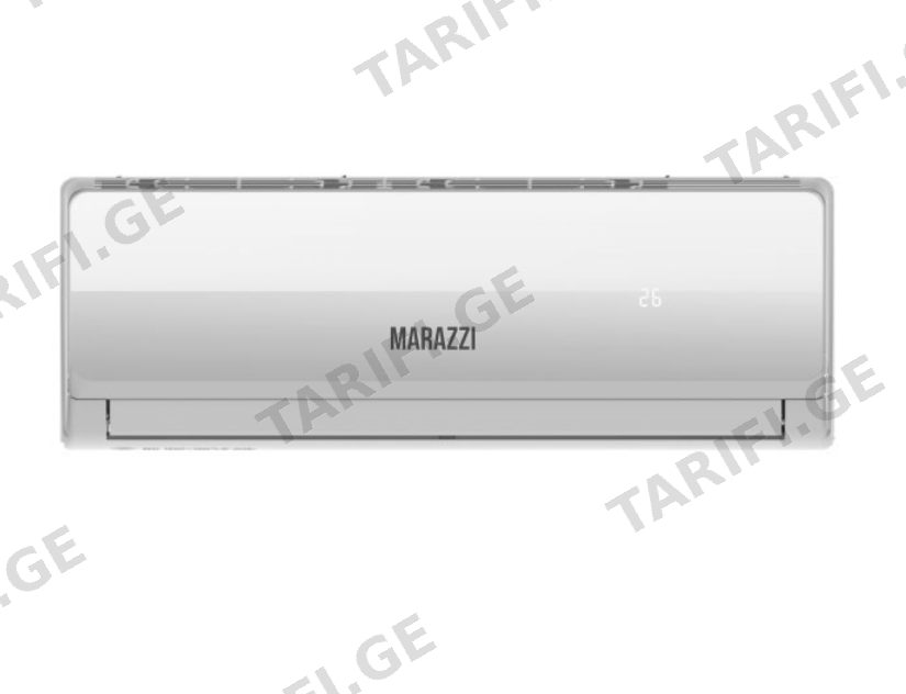 კონდიციონერი MARAZZI JP-AC_18INS-SL_25Y INVERTER (50-60 მ²)