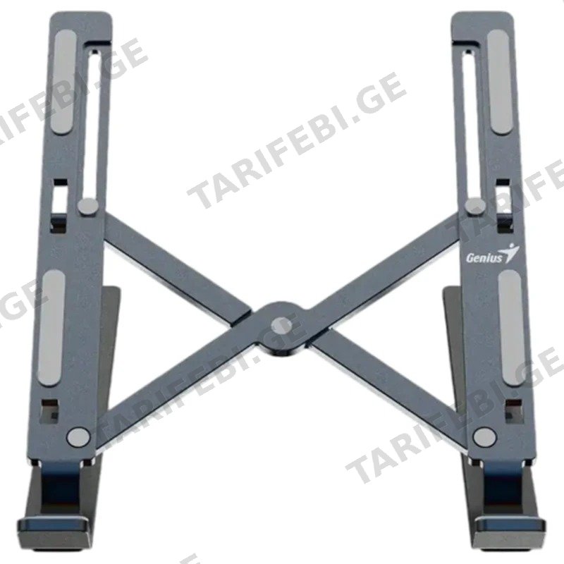 ნოუთბუქის სადგამი GENIUS M250 ALUMINUM LAPTOP STAND IRON GREY