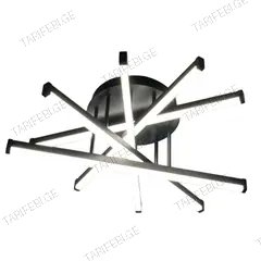 ჭაღი Bella Mita LED 1039-5 პულტით 120W 3000–6500K შავი