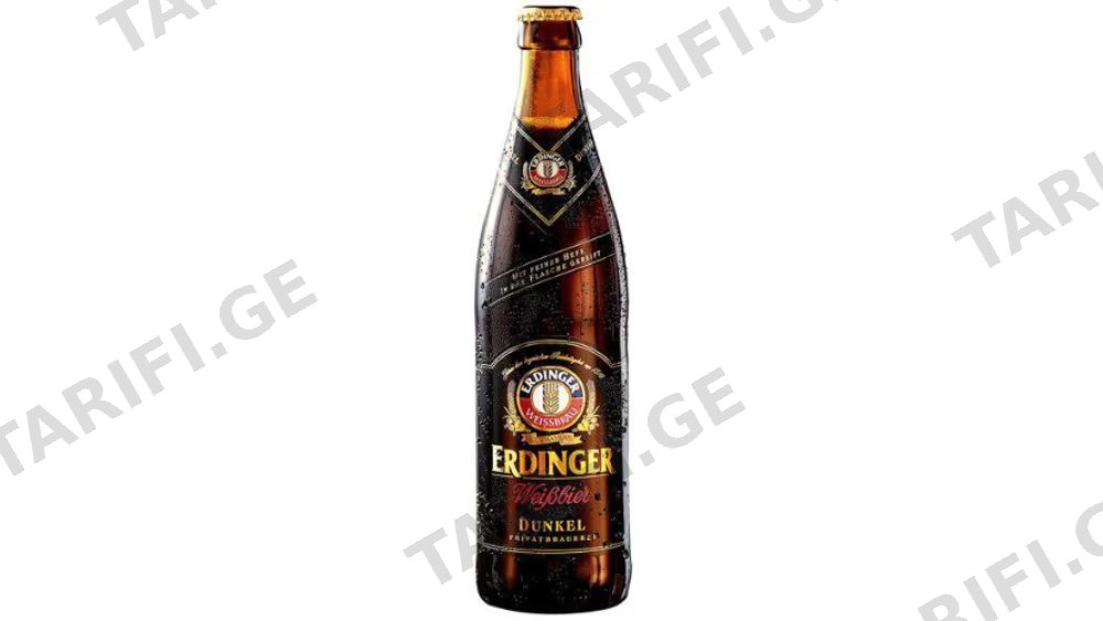 ERDINGER მუქი ლუდი 0.5ლ