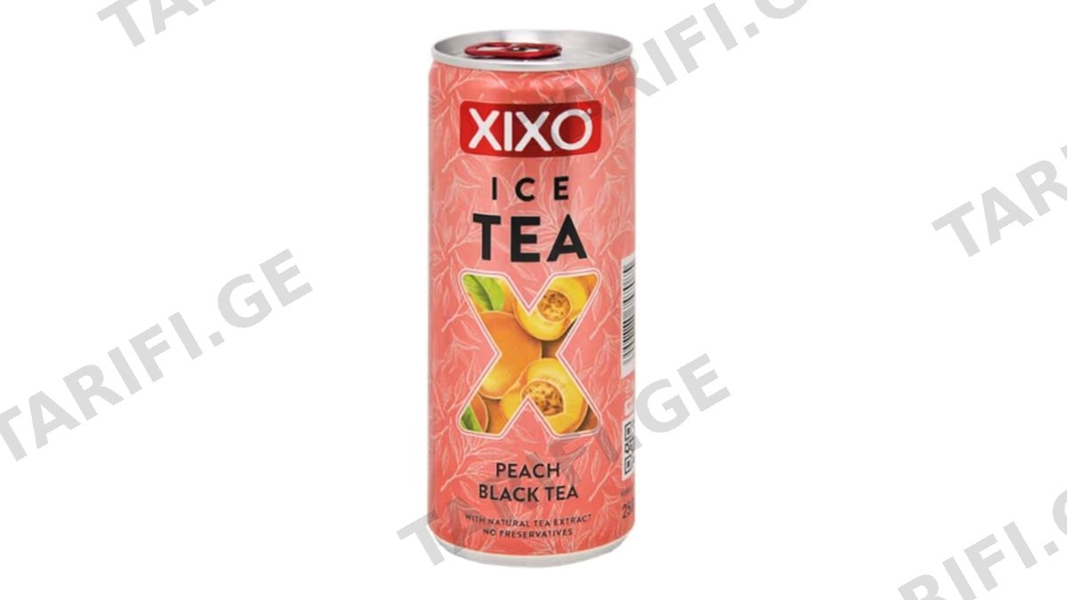ცივი ჩაი XIXO ICE TEA PEACH (1X24)
