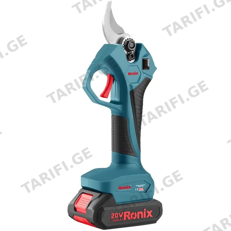 აკუმულატორული სეკატორი RONIX 8660 (20 V, 600 W)