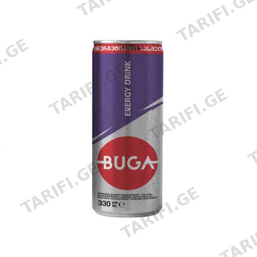 ენერგეტიკული სასმელი /ბუღა/ 0.330ლ
