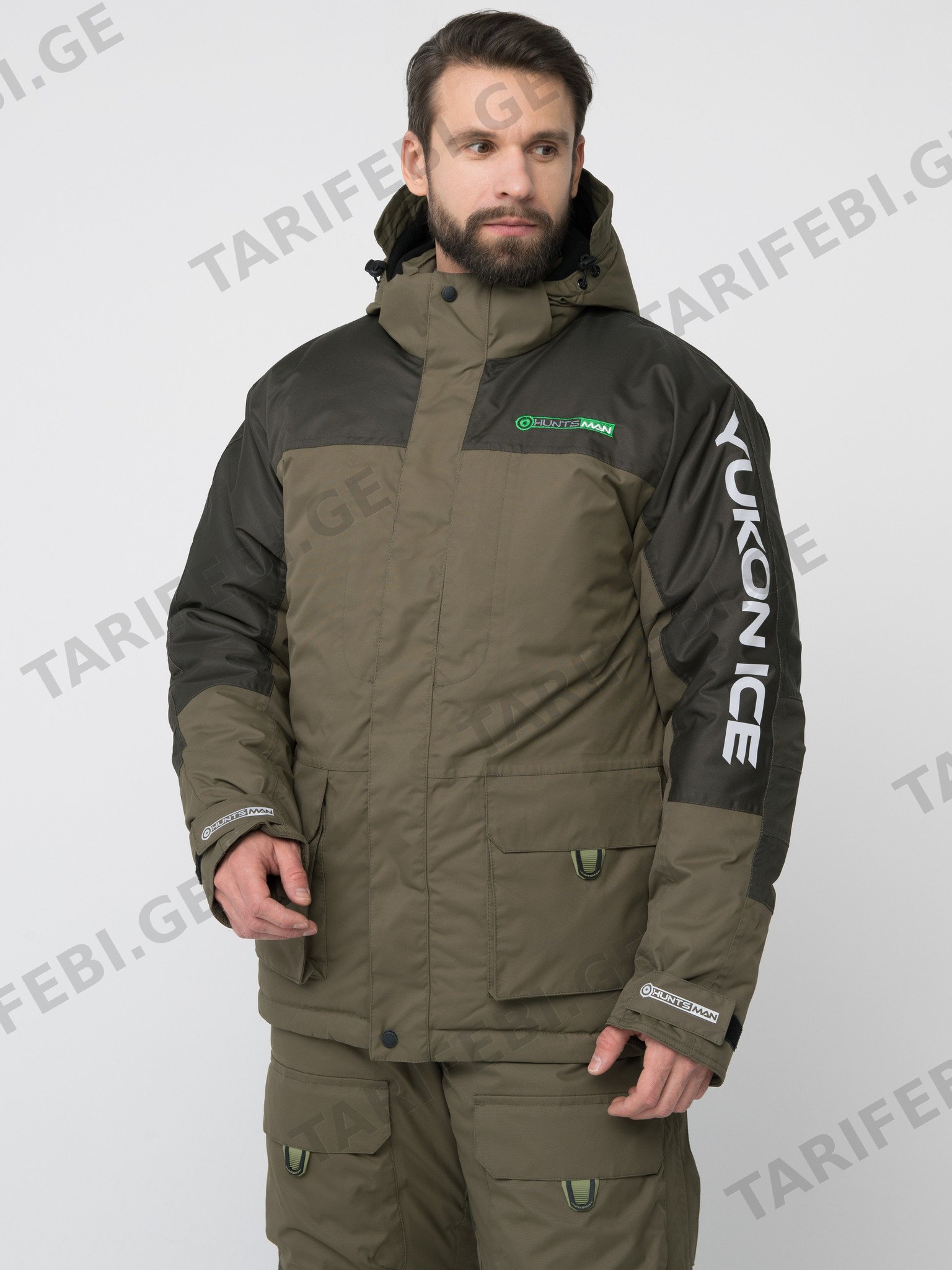 კოსტუმი ზამთრის Yukon Ice ქსოვილი Breathable Camo