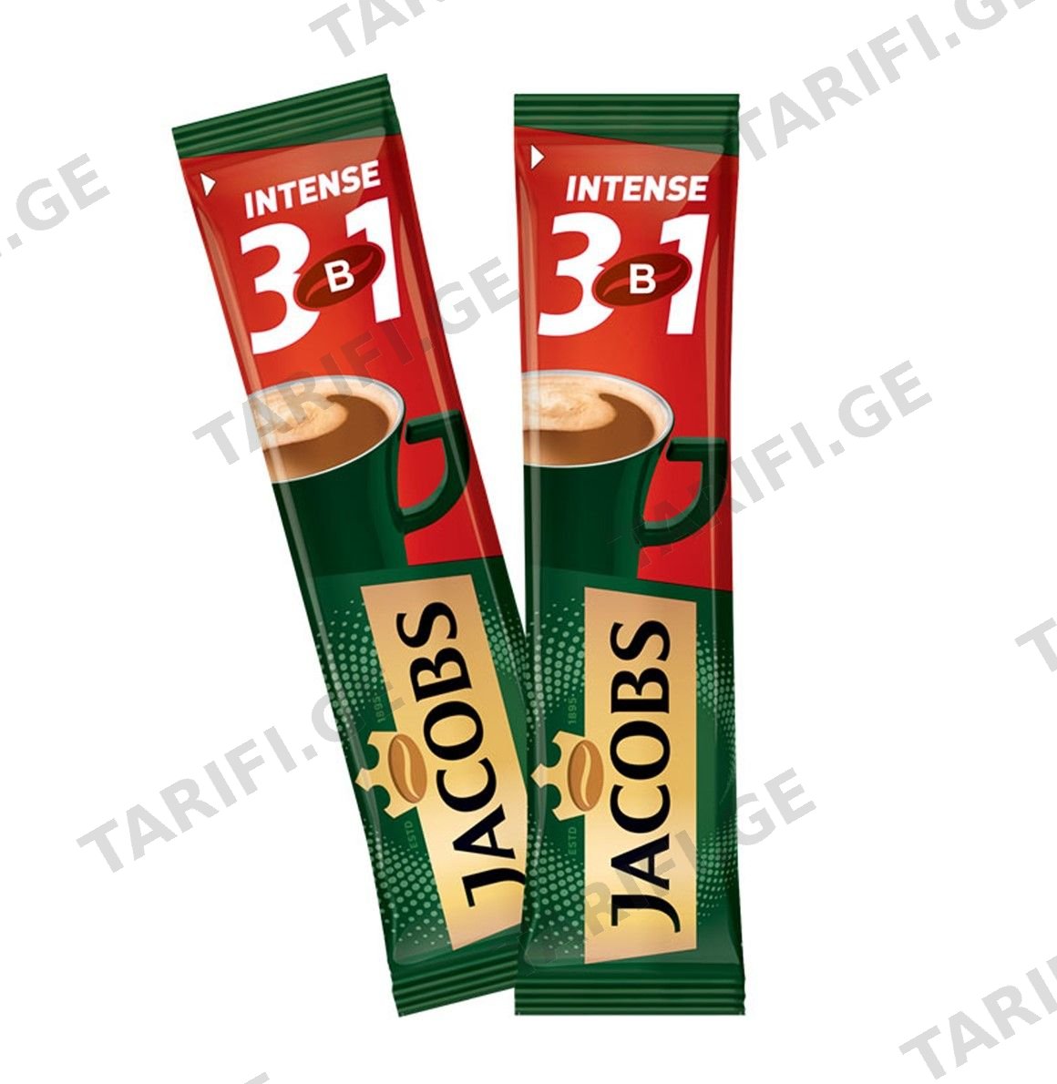 JACOBS -ერთჯერადი ყავა ხსნადი 3/1 ინტენზა13გრ