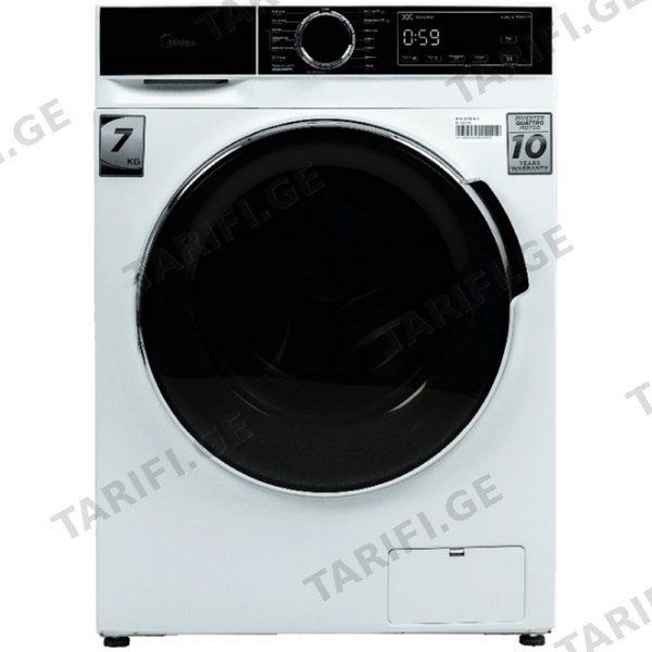 სარეცხი მანქანა Midea MFA01W70B/W 7Kg A+++ 1200Rpm Washing Machine White