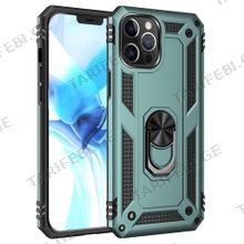 iPhone 13 Pro Max Sofia Ring Case სილიკონის ქეისი ბეჭდით - მწვანე
