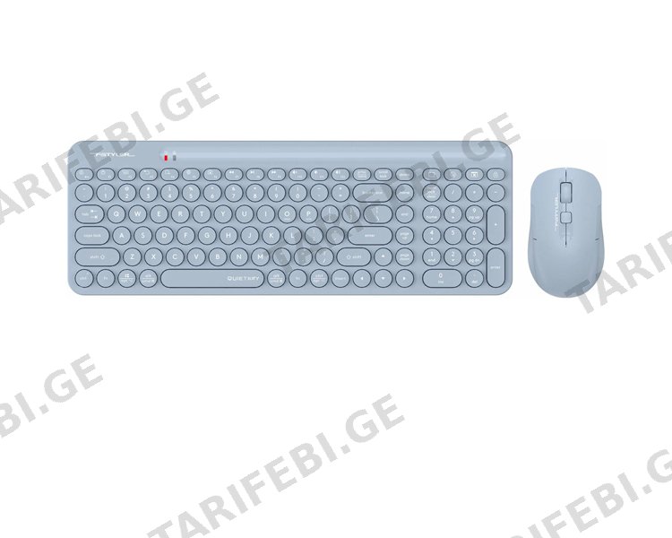 კლავიატურა-მაუსი A4Tech Fstyler FG3300 Air2 QuietKey 2-Zone Combo Desktop Blue