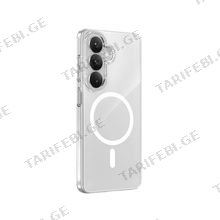 სილიკონის ქეისი Transparent Case with Magsafe Samsung Galaxy S26