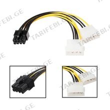 kingda KDMLX0201 molex to 8pin video card power კვების გადამყვანი