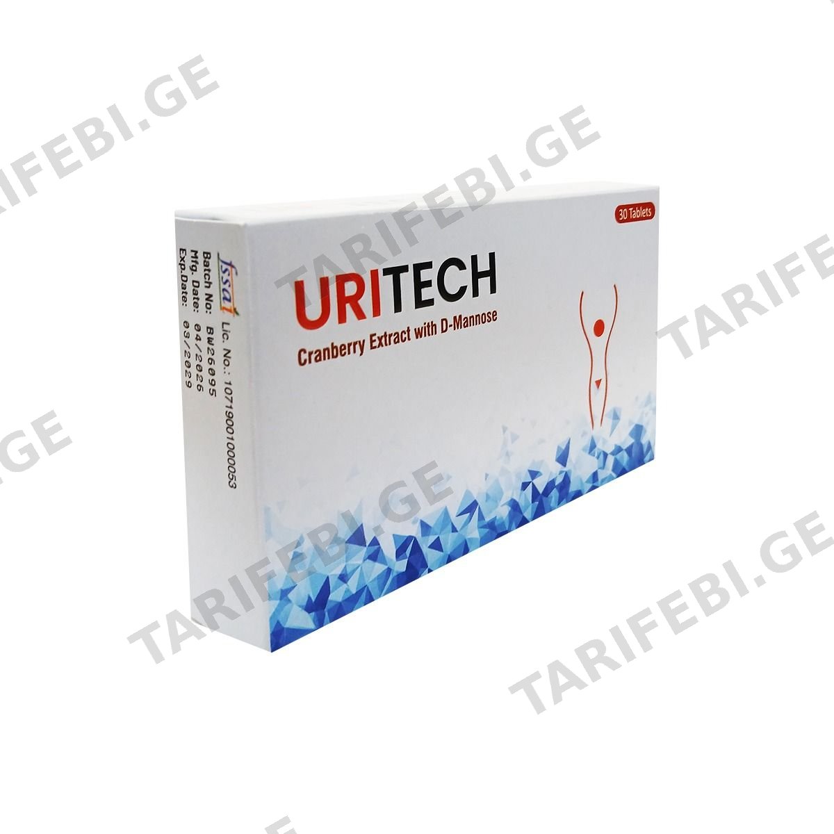 ურიტეკი - Uritech 30 ტაბლეტი