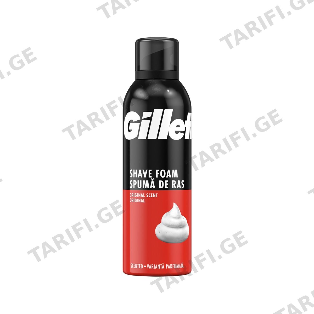 საპარსი ქაფი Regular 200მლ 1996 ჯილეტი - Gillette