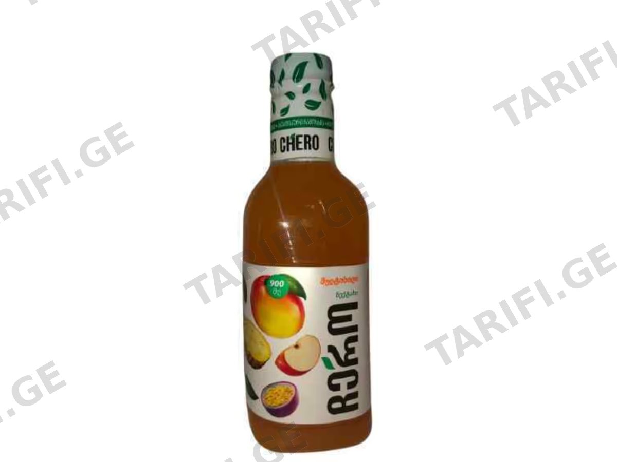 წვენი/ჩერო მულტი ხილი / 0.900ლ პეტი