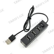KINGDA 4 Ports USB 2.0 Hub (480Mbps) ჰაბი