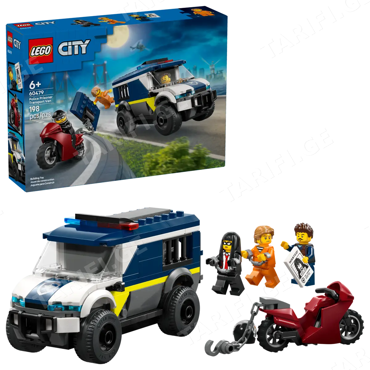 ასაწყობი კონსტრუქცია POLICE PRISONER TRANSPORT VAN 60479 | CITY