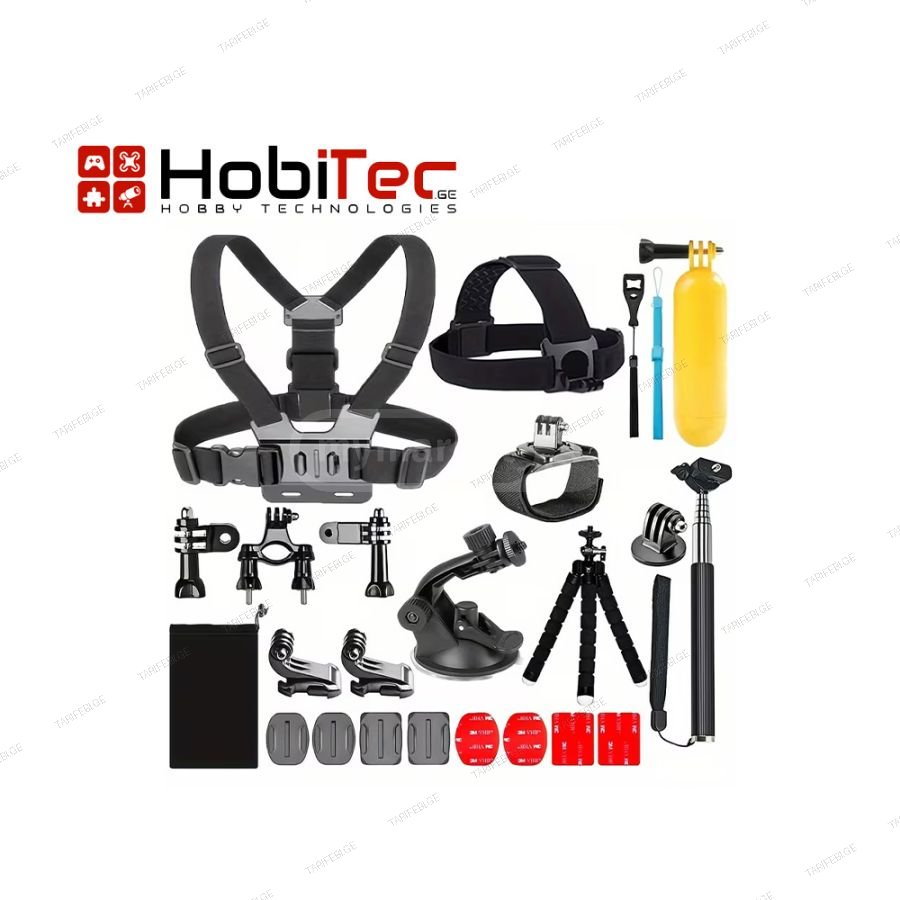 20pcs Accessory Kit for Action Cameras