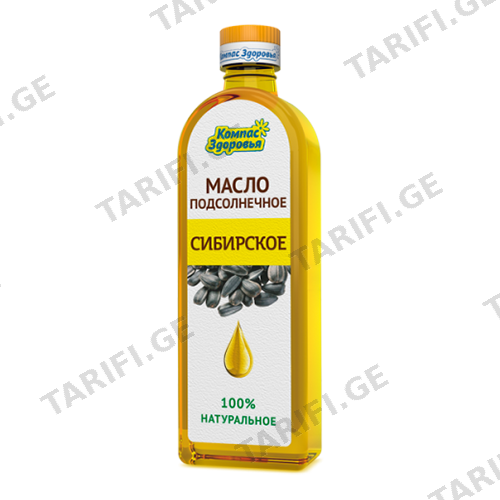 სელის ზეთი 'ციმბირული' 500მლ #1 509 Flaxeed oil 500ml