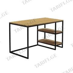 მაგიდა თაროებით 140x75 cm