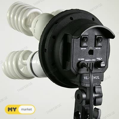 50*70 studio softbox light / სტუდიური განათება 4 ნათურით