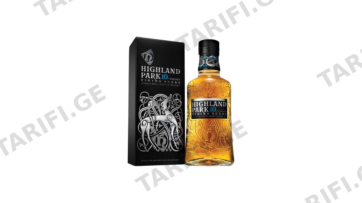HIGHLAND PARK შოტლანდიური ვისკი 10წ-0.7ლ