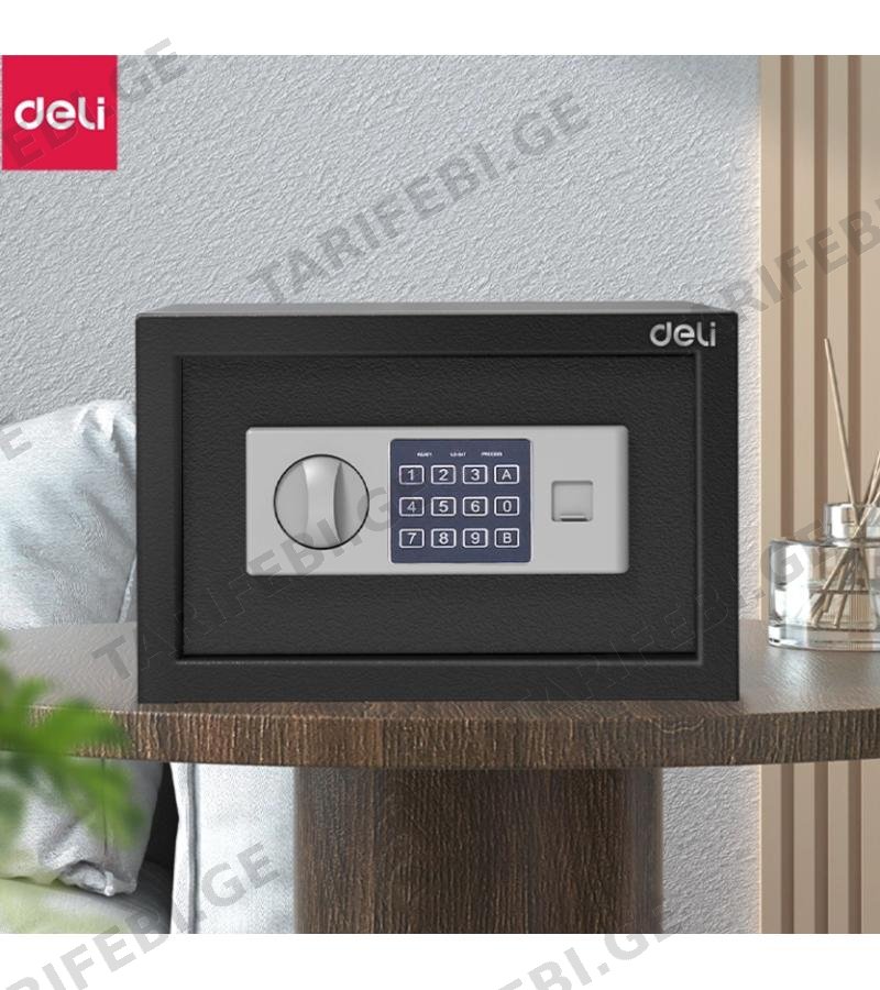 სეიფი T520 ზომა. 20*31*20 სმ BLACK მწარ. deli