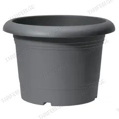 ქოთანი  პლასტმასის Scheurich METALLIC GREY 60/322 PFLANZGEFAESS