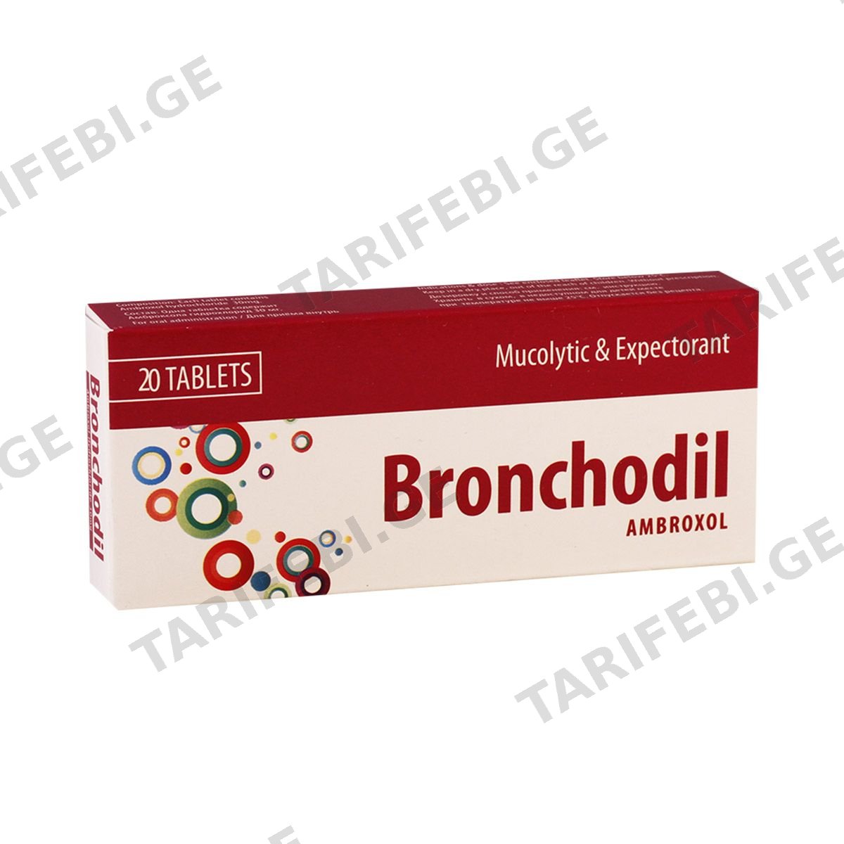 ბრონქოდილი - Bronchodil 30მგ 20 ტაბლეტი