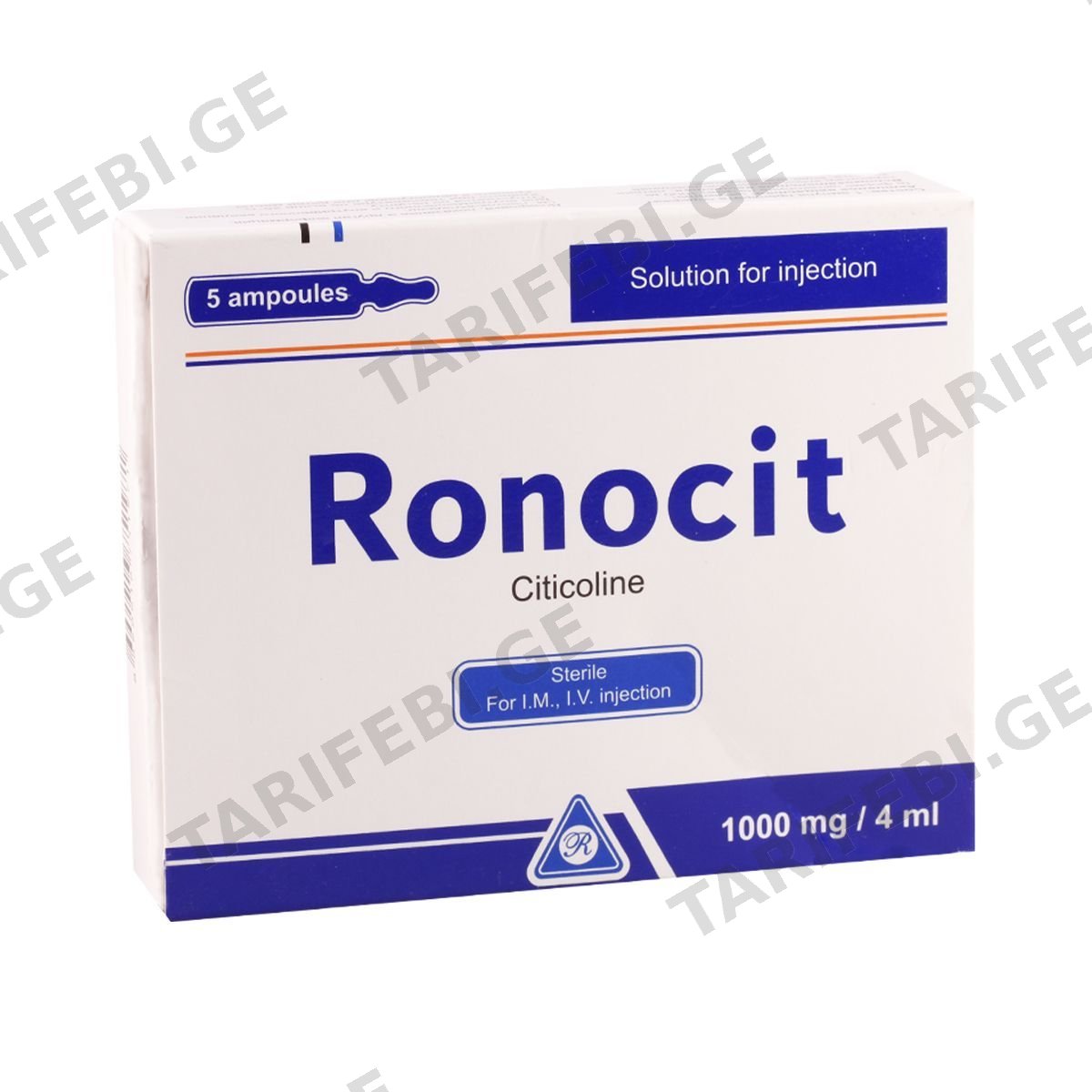 რონოციტი - Ronocit 1000მგ/4მლ 5 ამპულა