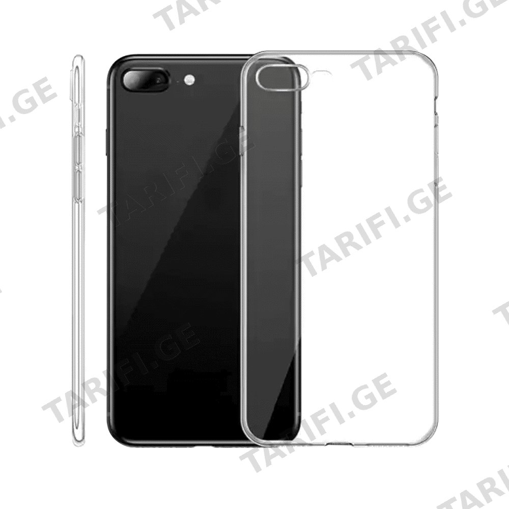 iPhone 7 Plus Lux Clear Case გამჭვირვალე სილიკონის ქეისი