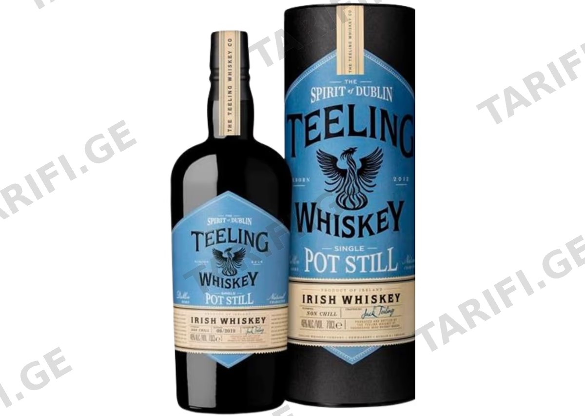 ირლანდიური ვისკი Teeling Single Pot Still - 0.7L