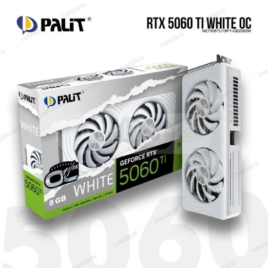 ვიდეობარათი PALIT RTX 5060 Ti White OC 8GB
