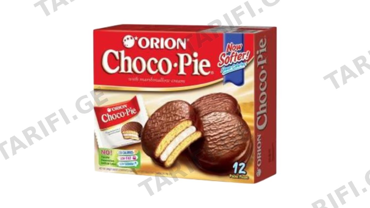 Choco Pie შოკოლადის ბისკვიტი 30გრ 12ც