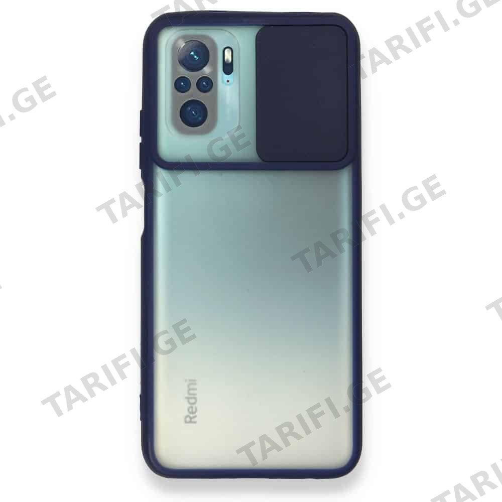 Xiaomi Redmi Note 10 Palm Camera Sliding Silicone Case კამერის დაცვით ქეისი