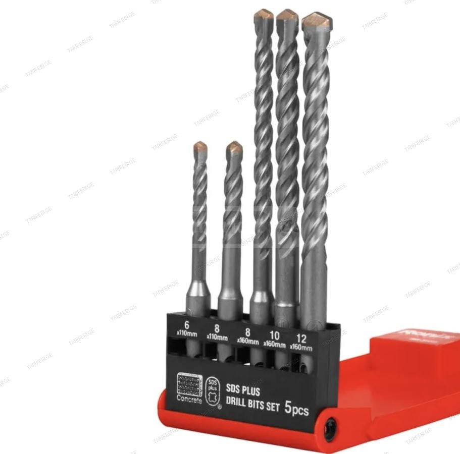 პერფორატორის ბურღების ნაკრები Ronix RH-5586, SDS-PLUS 5ც
