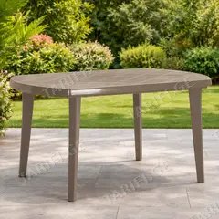 ბაღის მაგიდა Curver Elise cappuccino 137x90x73 სმ
