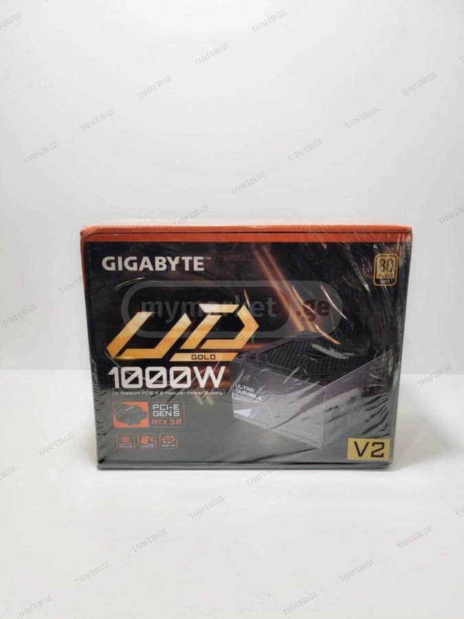 NEW GIGABYTE GP-UD1000GM 1000W 80 Plus Gold კვების ბლოკი