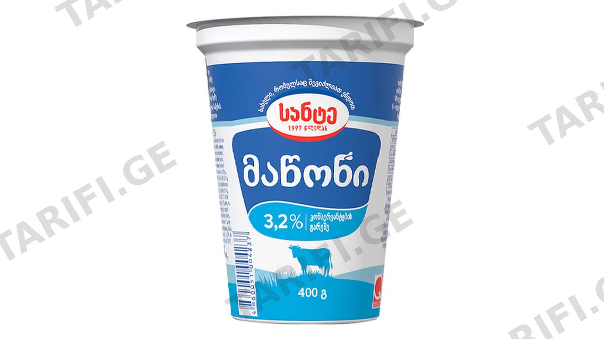 მაწონი /სანტე/ (3.2%) 400გრ