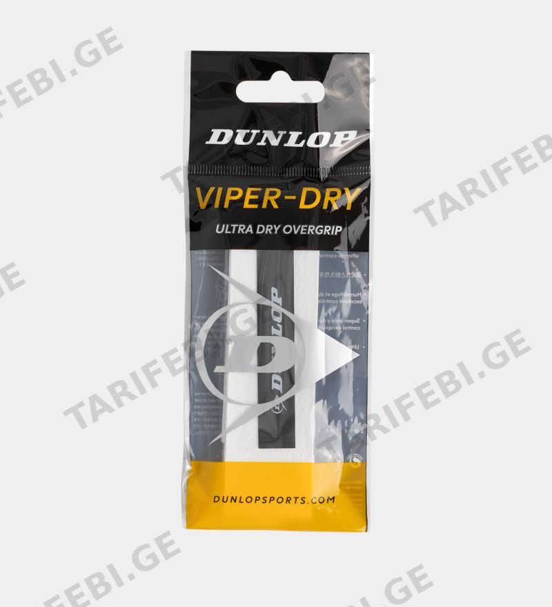 ჩოგნის სახვევი DUNLOP VIPER-DRY(თეთრი)