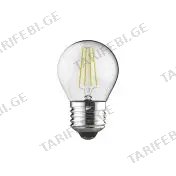 ლედ ნათურა ბურთი -4W E27 2700K L177-1332 ლუქსრამი